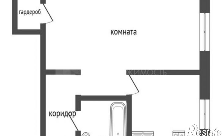 1-комн квартира ул Мира, 33,  д. 33