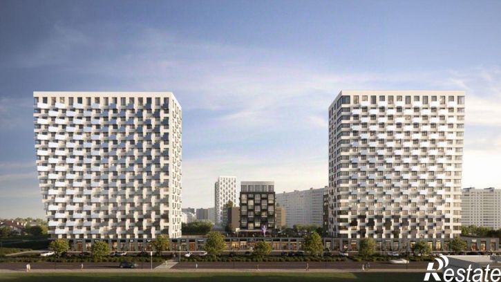 1-комн квартира в новом доме ул Полярная, 16Г,  д. 16Г