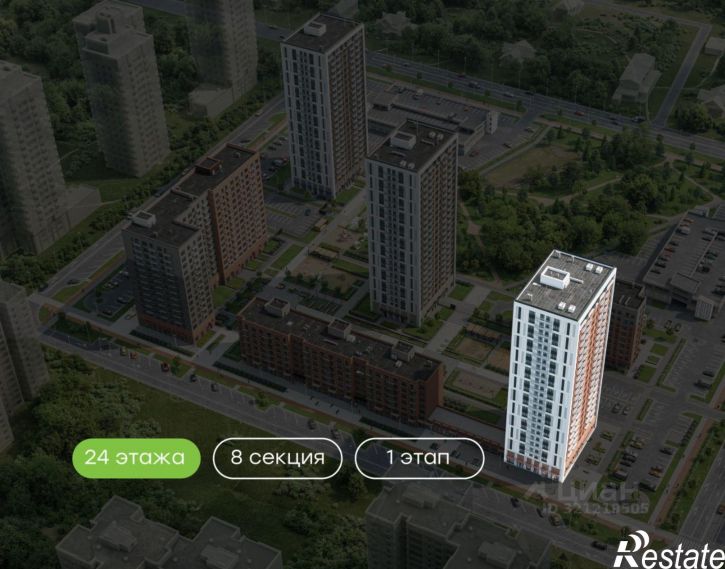 2-комн квартира в новом доме ул Ильи Кургузова, 1,  д. 1