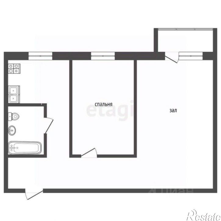 2-комн квартира ул Парфенова, 28,  д. 28