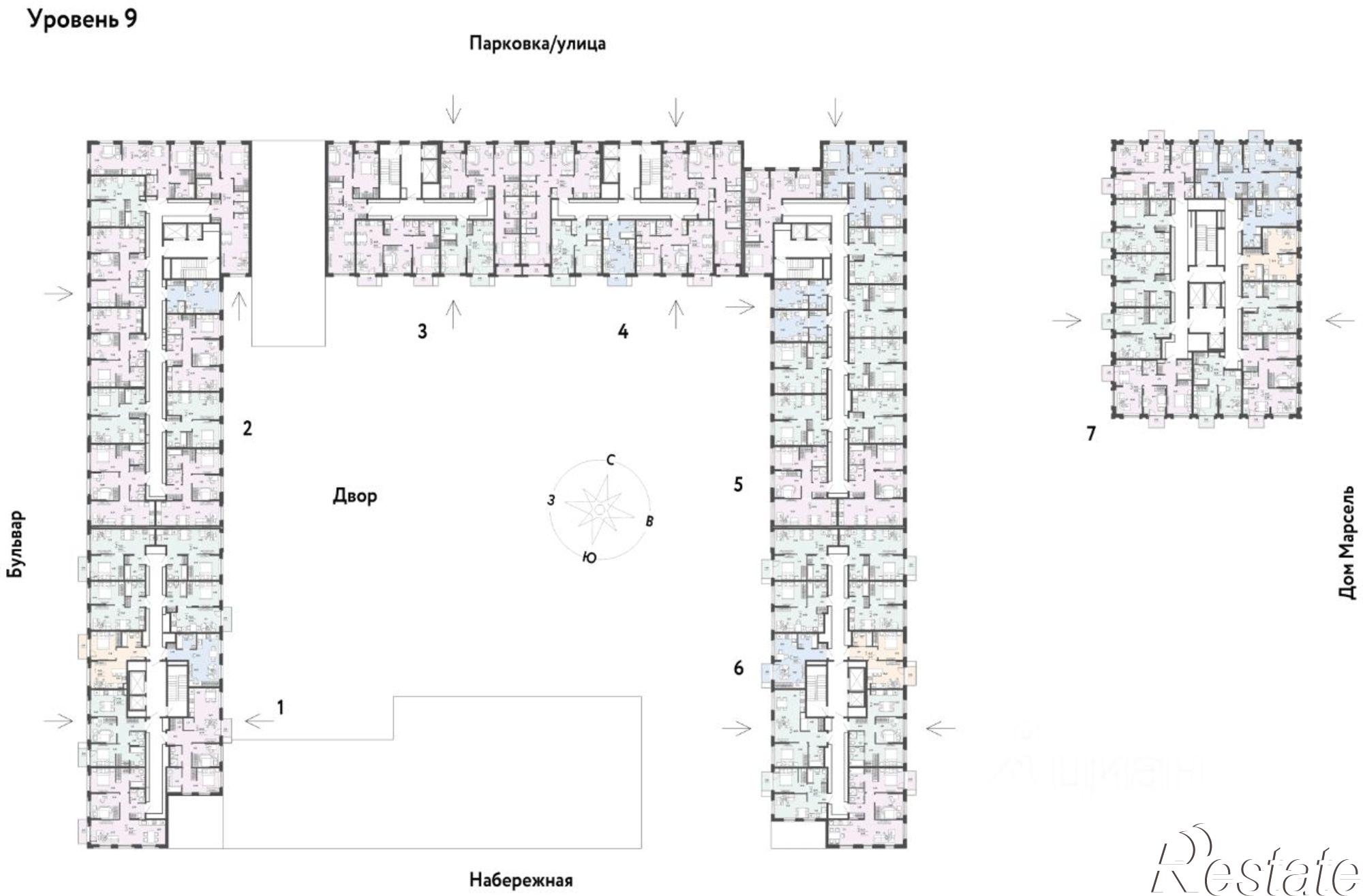 Купить квартиру за 6 818 780 рублей на ул Береговая, 76