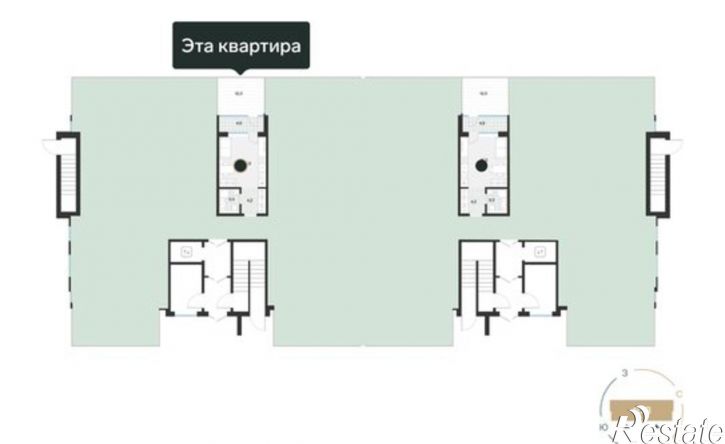 1-комн квартира ул Игоря Комиссарова, 23,  д. 23