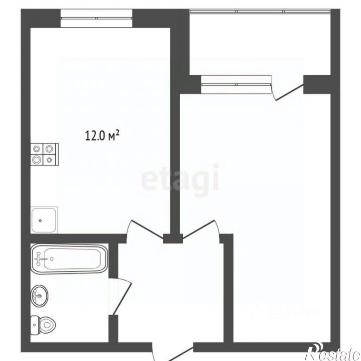 1-комн квартира ул Харьковская, 85а,  д. 85а