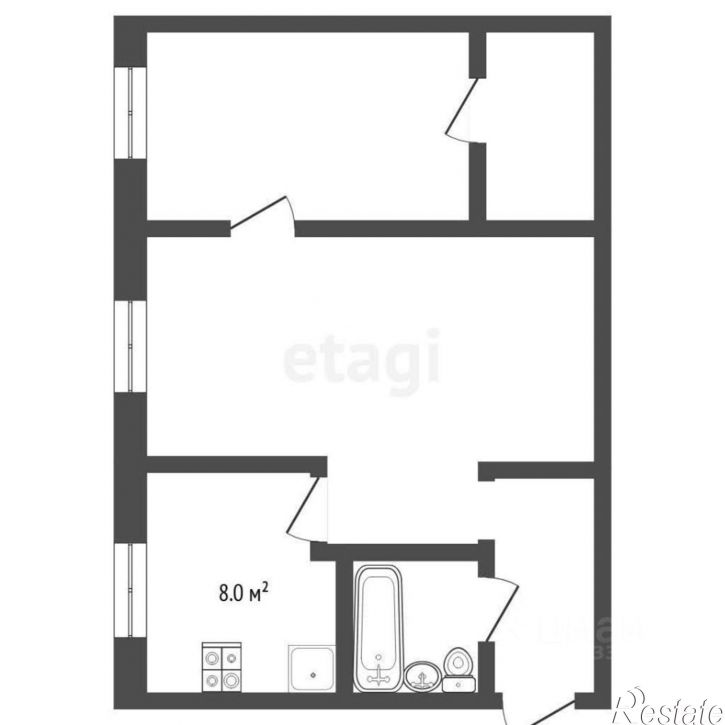 2-комн квартира ул Парфенова, 28,  д. 28