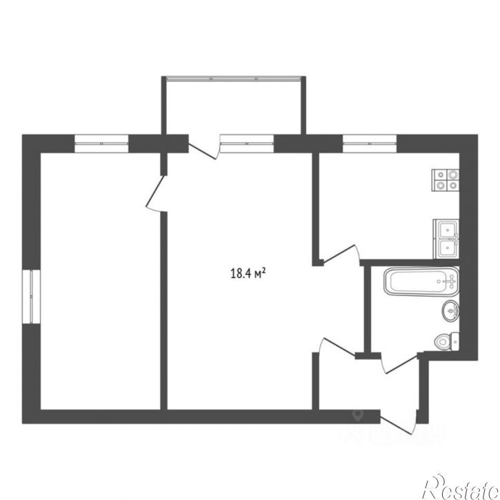 2-комн квартира ул Жигулевская, 3,  д. 3