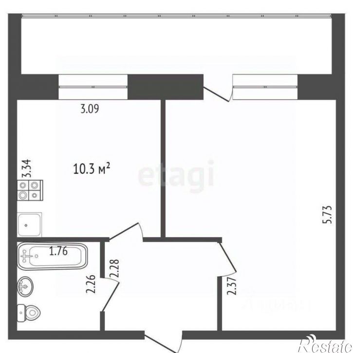 1-комн квартира ул Избышева, 8,  д. 8