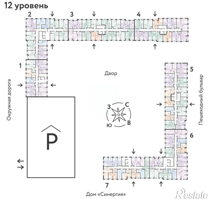 3-комн квартира в новом доме Интернациональная улица, 199к10