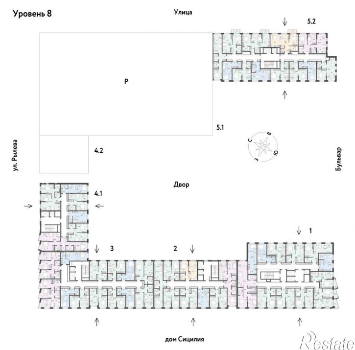 2-комн квартира в новом доме ул Краснооктябрьская, 14 3,  д. 14 3,  к. 3