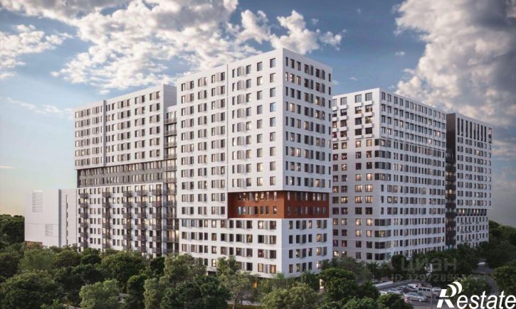 3-комн квартира в новом доме Интернациональная улица, 199к10