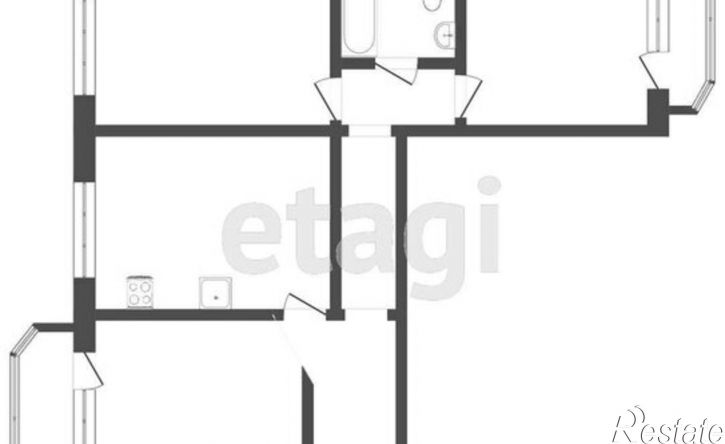 3-комн квартира ул Кремлевская, 110 3,  д. 110 3,  к. 3