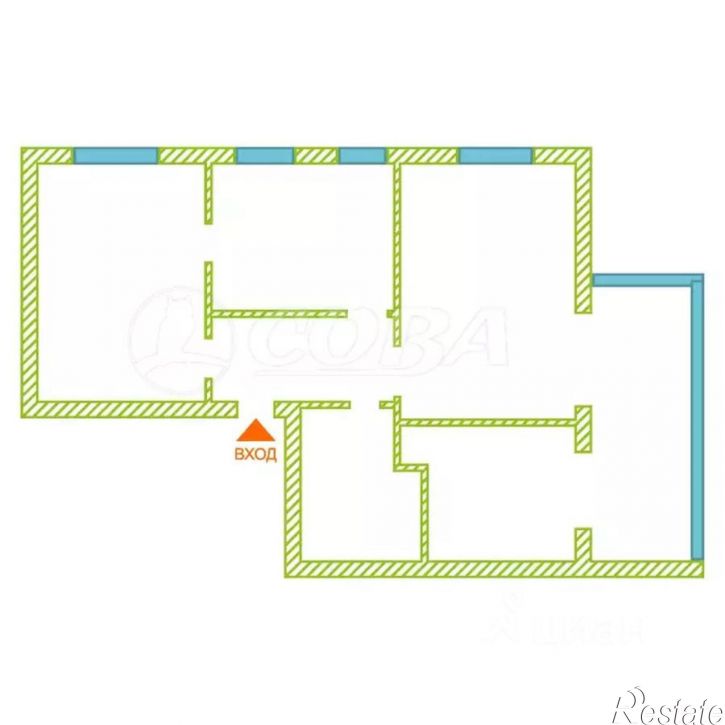 3-комн квартира ул Кирова, 8,  д. 8