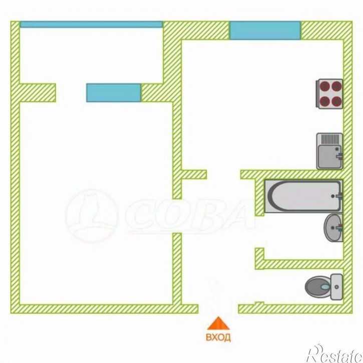 1-комн квартира ул Широтная, 209,  д. 209