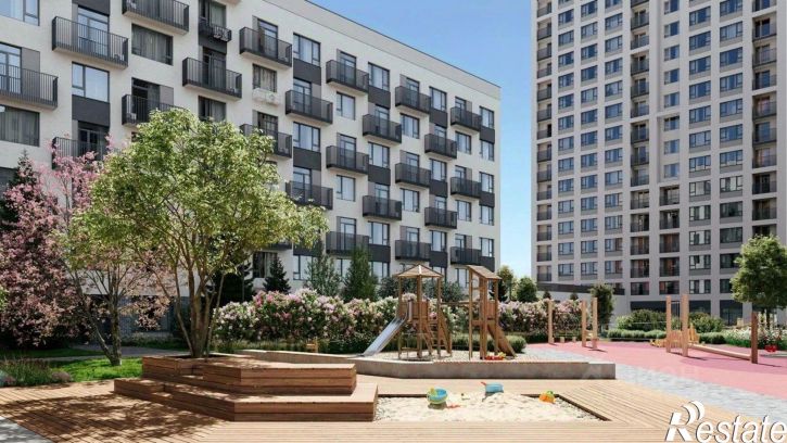 1-комн квартира в новом доме улица Василия Подшибякина, 7
