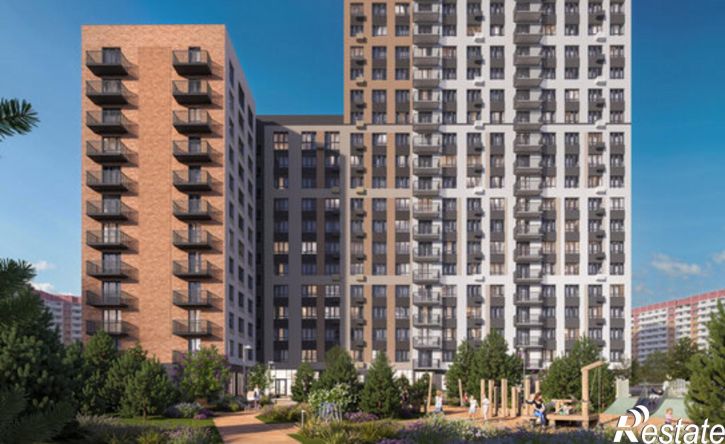 1-комн квартира в новом доме Арктическая улица, 2