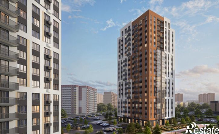 1-комн квартира в новом доме Арктическая улица, 2