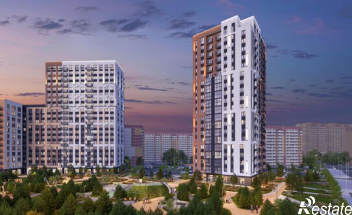 1-комн квартира в новом доме Арктическая улица, 2
