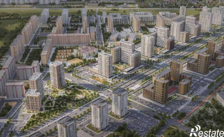 1-комн квартира в новом доме Арктическая улица, 2