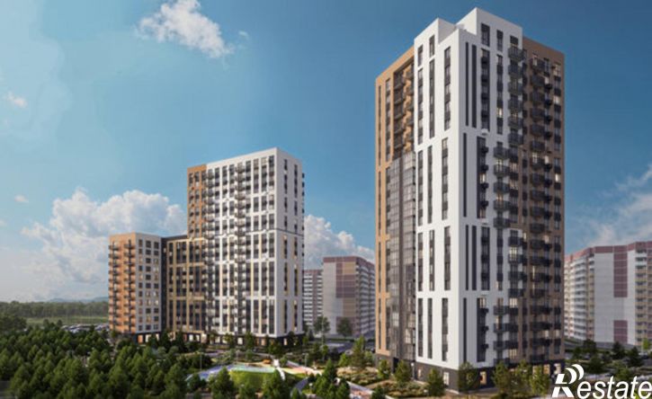 1-комн квартира в новом доме Арктическая улица, 2
