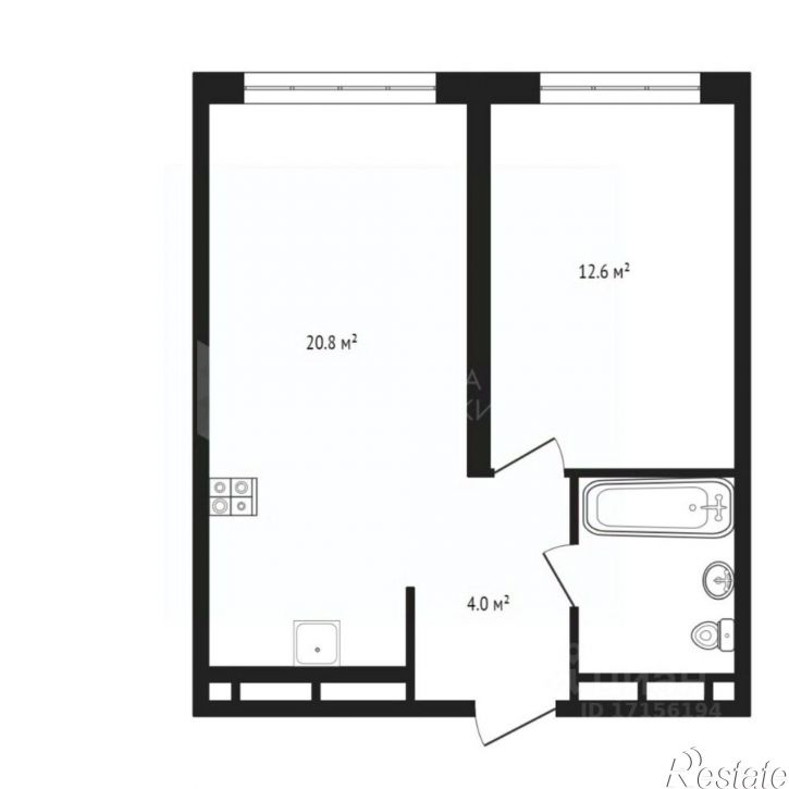 1-комн квартира ул Ветеранов труда, 36/1,  д. 36/1