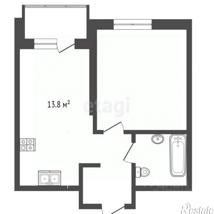 1-комн квартира ул Республики, 204а,  д. 204а