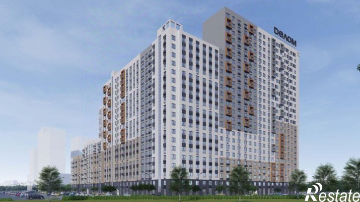 1-комн квартира в новом доме микрорайон Мыс, улица Кулибина