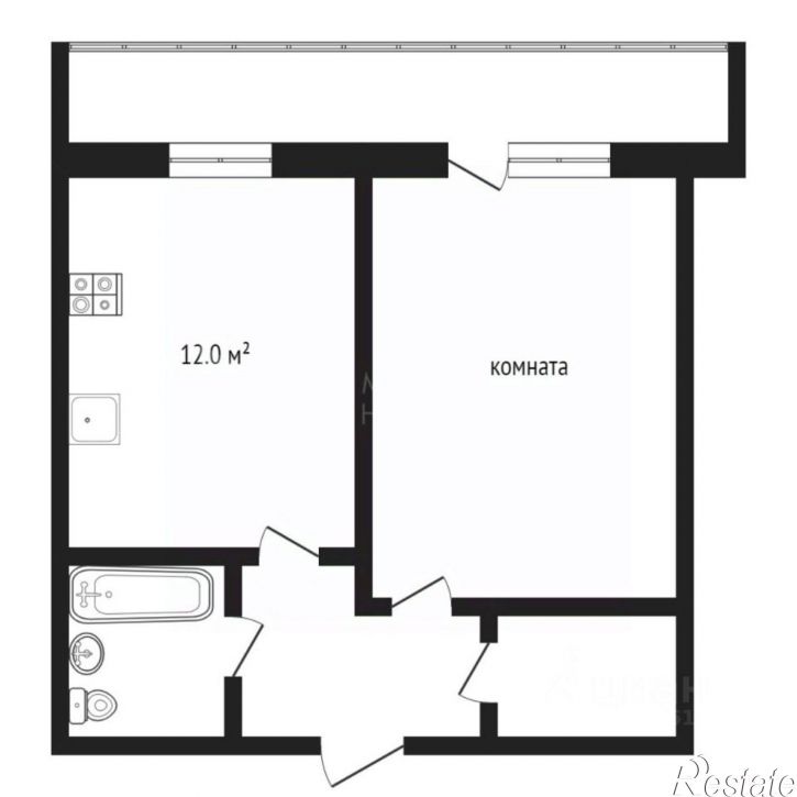 1-комн квартира ул Беляева, 27,  д. 27