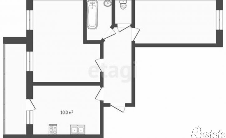 2-комн квартира б-р Бориса Щербины, 16,  д. 16