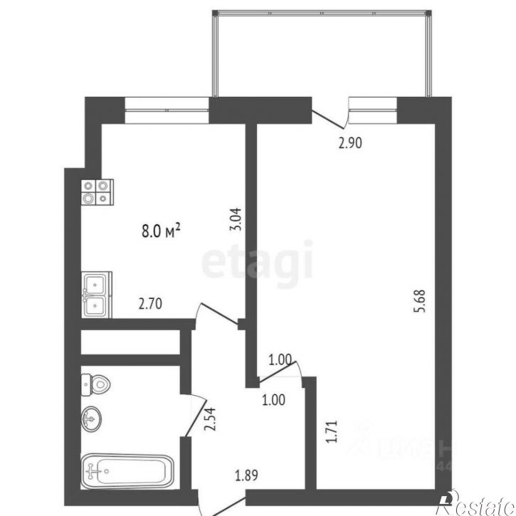 1-комн квартира ул Пермякова, 81,  д. 81
