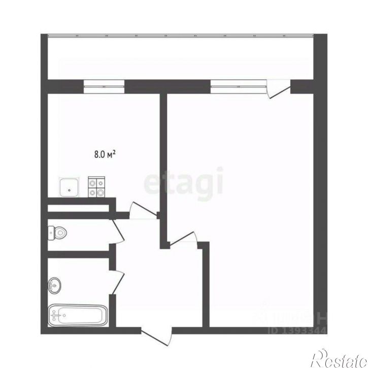 1-комн квартира ул Ямская, 96а,  д. 96а