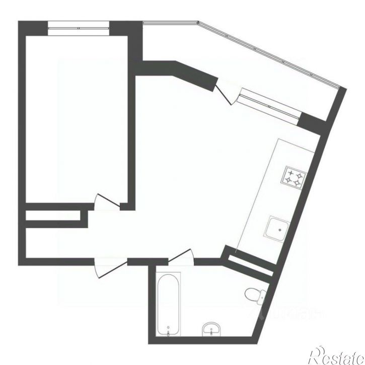 1-комн квартира ул Новоселов, 113,  д. 113