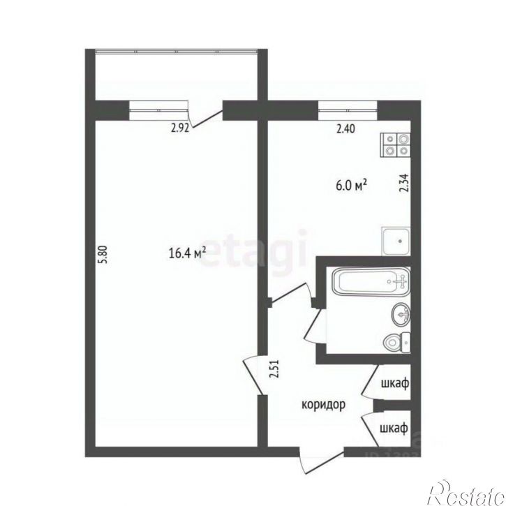 1-комн квартира ул Мельникайте, 48,  д. 48