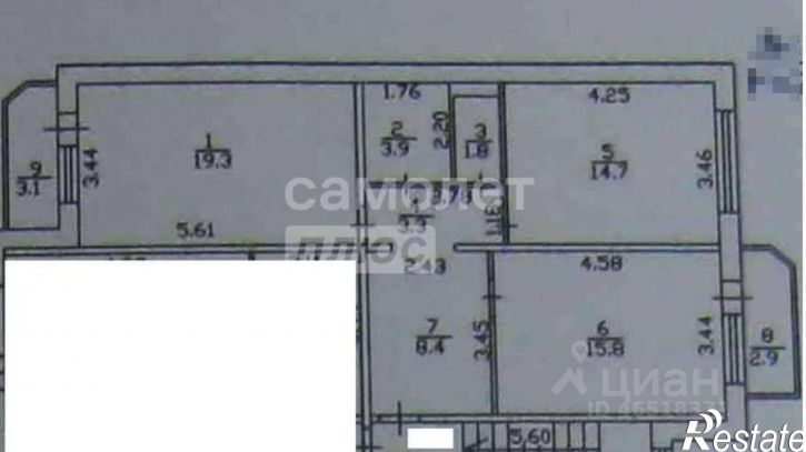 2-комн квартира ул Пермякова, 84 1,  д. 84 1,  к. 1