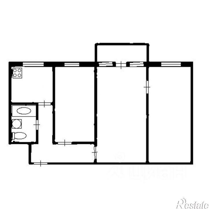 3-комн квартира ул Парфенова, 22,  д. 22