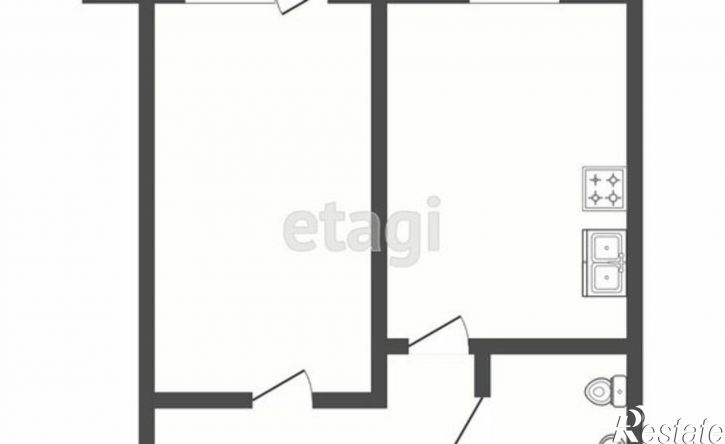 1-комн квартира ул Самарцева, 3,  д. 3