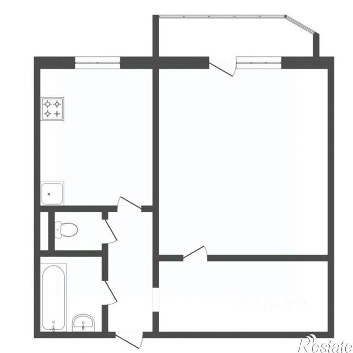 1-комн квартира ул Пермякова, 84 2,  д. 84 2,  к. 2