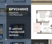 1-комн, 44 кв м, этаж 6/11 ул Минская, 69