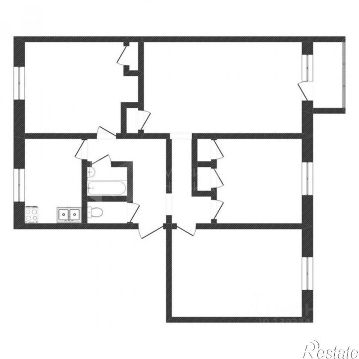 4-комн квартира ул Беляева, 21,  д. 21