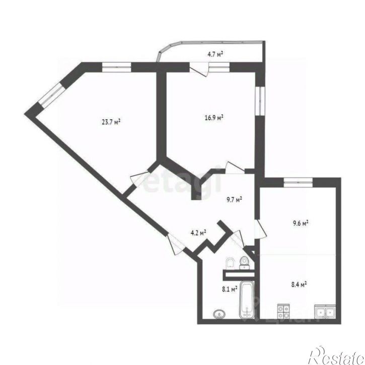 2-комн квартира ул Паровозная, 13,  д. 13