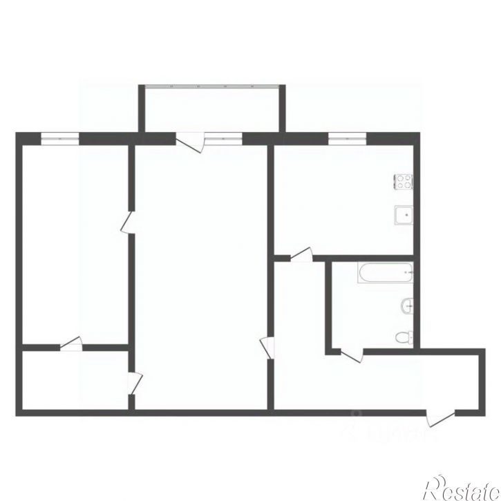 2-комн квартира ул Малышева, 37,  д. 37