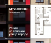 3-комн, 79 кв м, этаж 10/25 ул Республики, 205/5
