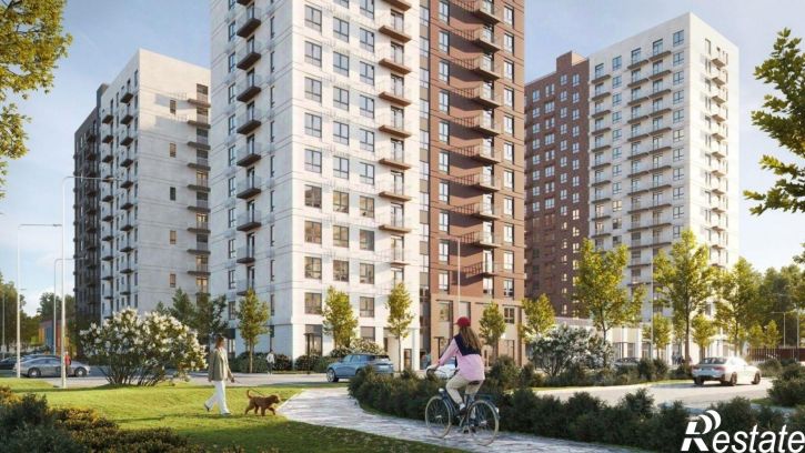2-комн квартира в новом доме ул Бакинских Комиссаров, 5 1,  д. 5 1,  к. 1