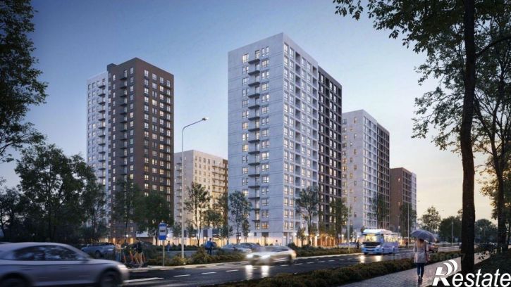 2-комн квартира в новом доме ул Бакинских Комиссаров, 5 1,  д. 5 1,  к. 1