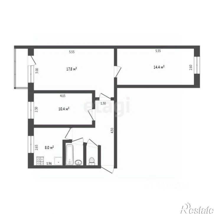 3-комн квартира ул Карла Маркса, 12,  д. 12