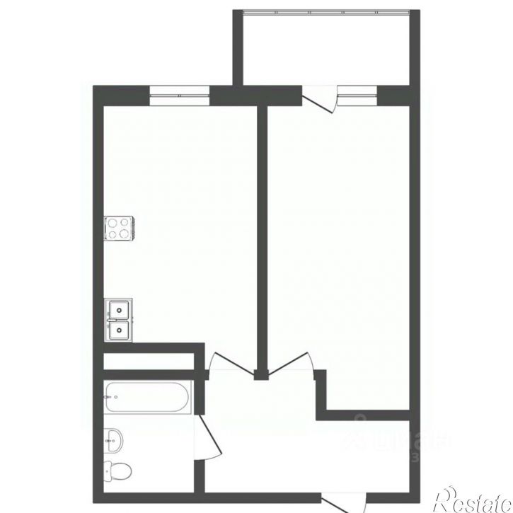 1-комн квартира ул Тимофея Чаркова, 81 2,  д. 81 2,  к. 2