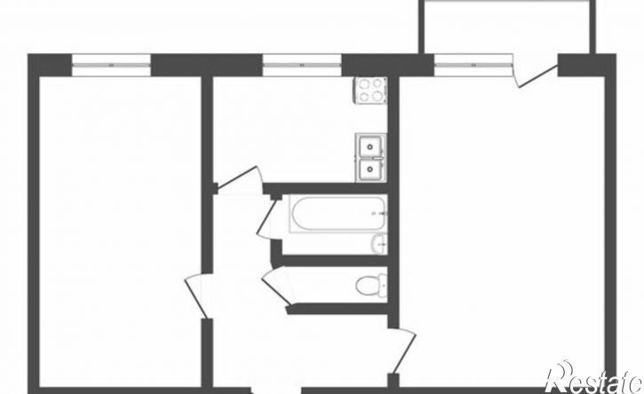2-комн квартира ул Белинского, 4,  д. 4