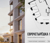3-комн, 128 кв м, этаж 2/8 ул Дзержинского, 18