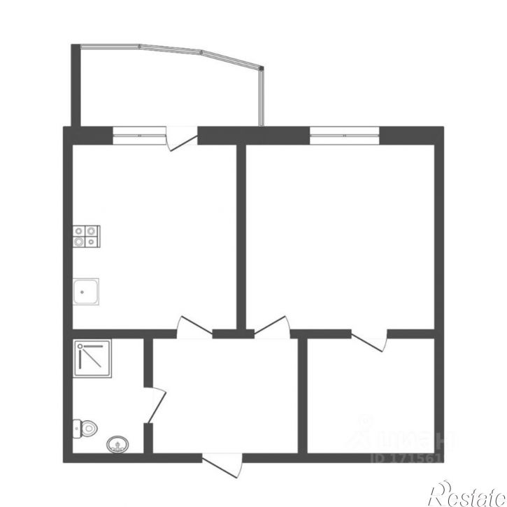 1-комн квартира ул Амурская, 4,  д. 4