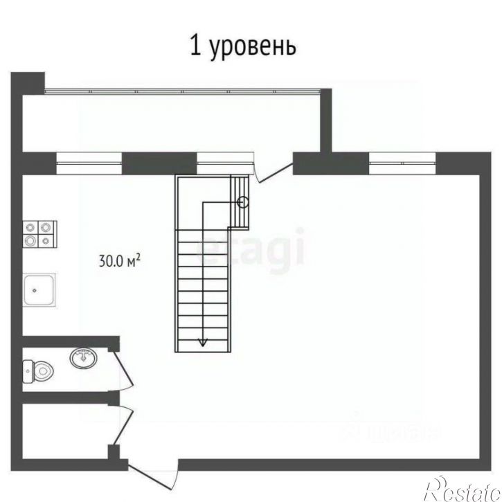 3-комн квартира ул Самарцева, 30,  д. 30