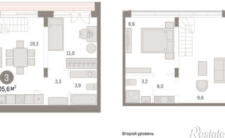 3-комн квартира ул Республики, 205 19,  д. 205 19,  к. 19