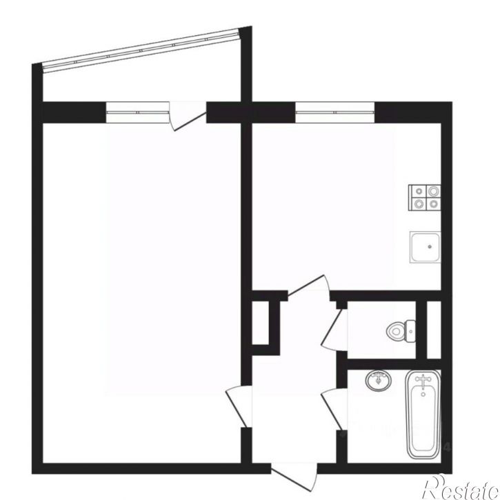1-комн квартира ул Моторостроителей, 7,  д. 7